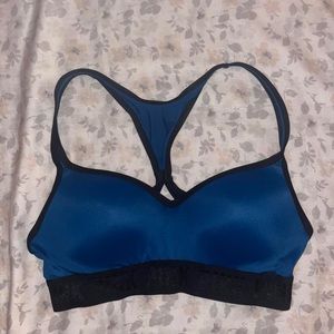 Victoria’s Secret padded sports bra in blue